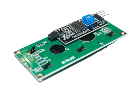 Iıc I2c Seri 1602a 2x16 Mavi Karakter Lcd Modül Display Ekran 5v Beyaz Arka Işık