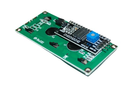 Iıc I2c Seri 1602a 2x16 Mavi Karakter Lcd Modül Display Ekran 5v Beyaz Arka Işık