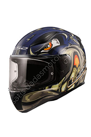 RAPID 2 SPOX MAVİ-GRİ KAPALI KASK