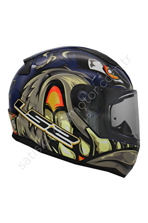 RAPID 2 SPOX MAVİ-GRİ KAPALI KASK