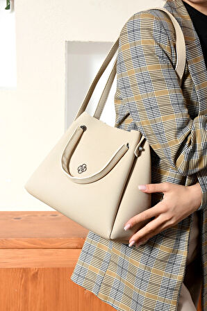 Kadın Kol Ve Omuz Çantası Evrak Okul Geniş Çanta