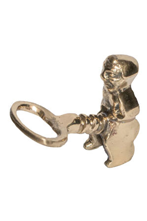 Bereket Tanrısı Pirinç Döküm Kapak Açacağı 6Cm