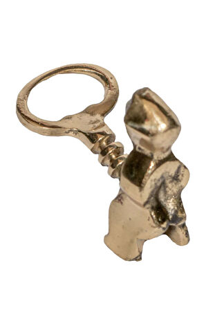 Bereket Tanrısı Pirinç Döküm Kapak Açacağı 6Cm