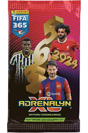 Adrenalyn Fifa 365 - 2024 Official Trading Card Futbolcu Kartları 24 Paket (144 Kart)