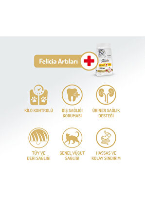 Kolajen Destekli Hipoalerjenik Tavuklu Kısırlaştırılmış Yetişkin Kedi Maması 12KG