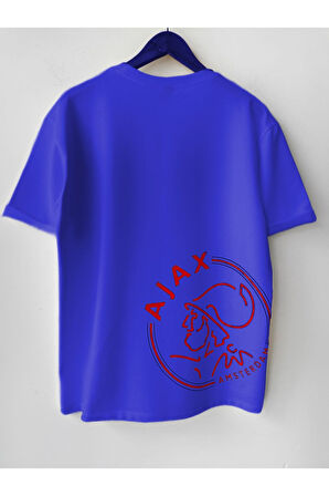 Erkek Baskılı Pamuklu Bisiklet Yaka Kısa Kollu T-shirt