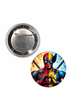Deadpool x Wolverine Rozet 4