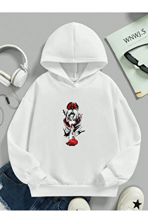 Çocuk Kapüşonlu Baskılı Sweatshirt