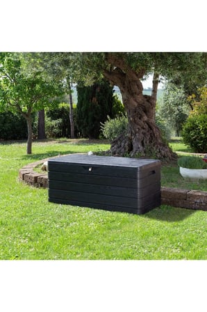 bahçe depolama sandığı 640 lt 152x71x63,5 cm'dir