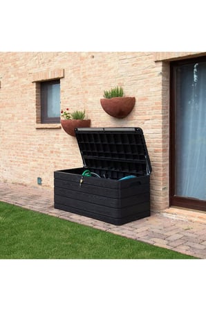 bahçe depolama sandığı 640 lt 152x71x63,5 cm'dir