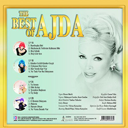 Ajda Pekkan The Best Of Ajda - Picture Disk
