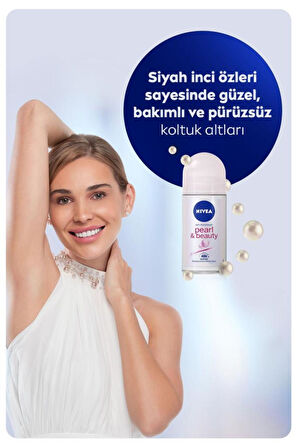 Kadın Roll-on Deodorant Pearl&beauty 50ml, 48 Saat Koruma, X2 Adet