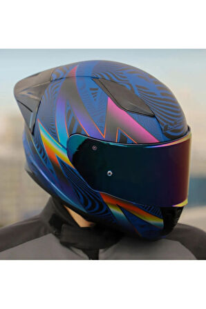 RAPID 2 OPTIK MAT MAVİ-MOR KASK