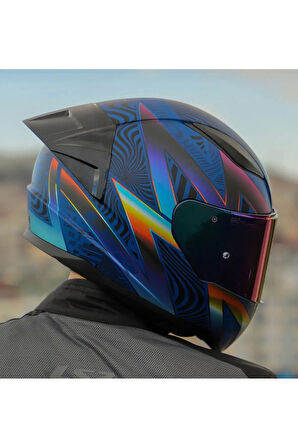 RAPID 2 OPTIK MAT MAVİ-MOR KASK