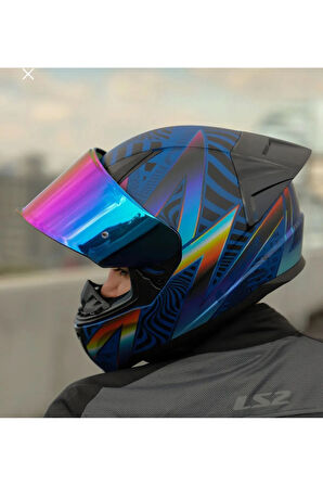 RAPID 2 OPTIK MAT MAVİ-MOR KASK