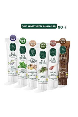 Eyüp Sabri Tuncer Diş Macunu Ceviz, Himalaya, Kakao, Lavanta, Nane ve Zencefil