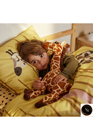 SANDLÖPARE Peluş Zürafa 45 cm – Yumuşak Dolgu Oyuncak | Çocuklar İçin Güvenli Peluş Hayvan