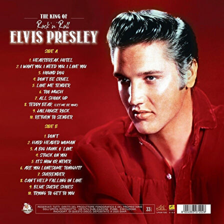 Elvis Presley The King Of Rock'n Roll - Plak