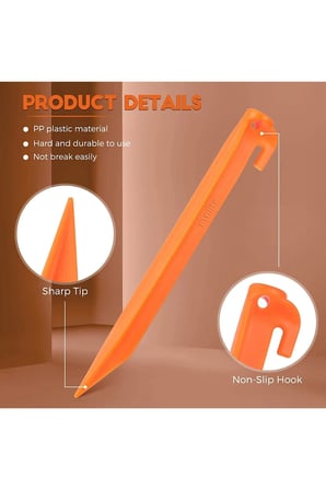 Arancio ABS Çadır Kazığı -23cm 6 Adet