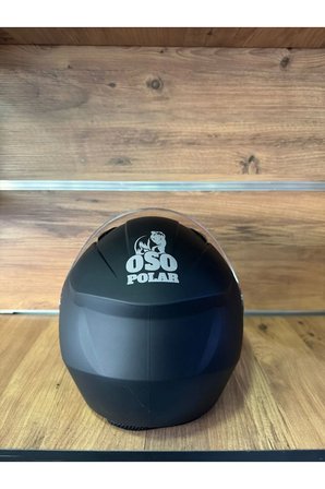 Mat Siyah Açık Kask