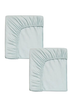 2 Adet Pamuklu Ve Lastikli 60 X 120 X 15 Cm Penye Bebek Çarşaf