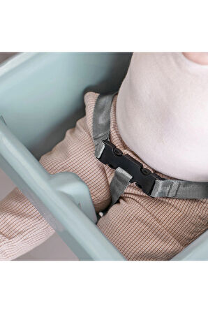 Unisex Mavi Antilop Tepsili Mama Sandalyesi