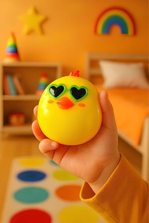 Gözlüklü Ördek Figürlü Squishy Stress Oyuncağı Yumuşacık Jel Squishy