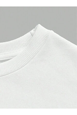 Çocuk Tasarım Kamyon Kepçe Makine Baskılı Kapüşonlu Sweatshirt Pamuklu