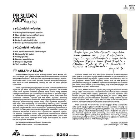 Ruhi Su Pir Sultan Abdal - Plak