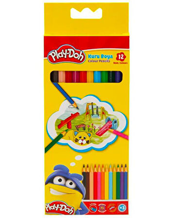 Play Doh 12 Renk Kuru Boya Seti PLAYKU001