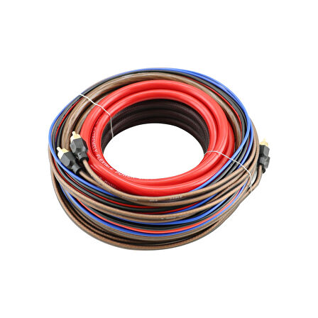 Reiss Audio RS-AWG47 4Ga OFC Profesyonel %100 Bakır Amfi Kablo Seti Yeni seri