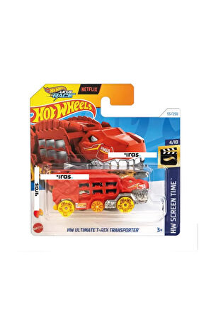 1/64 Ölçek Tekli Regular Arabalar HTC84 Hw Screen Time / Hw Ultimate T-Rex Transporter