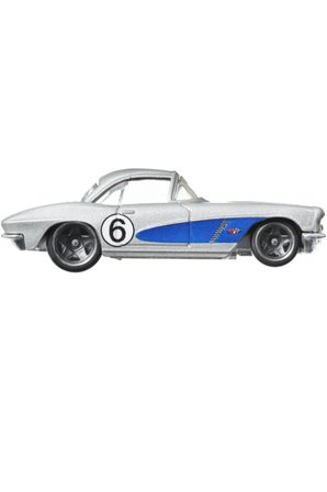 1/64 Ölçek Uzunkart Premium 1962 Corvette