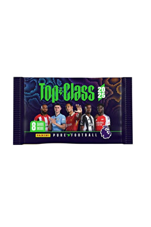 Panini Top Class 2025 Premier League Koleksiyon Futbolcu Kartları  ( 4 Paket & 32 Adet Kart )