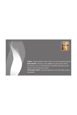 Massiveline Su Bazlı Panel Kapı Boyası Beyaz 2.5 Lt