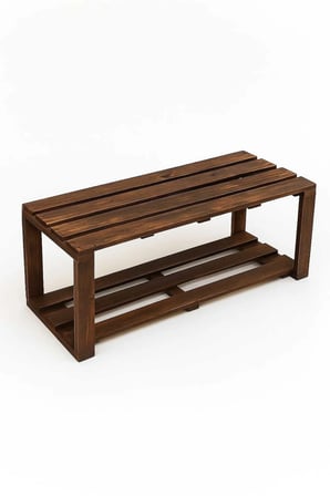 DizyWood Masif Ahşap Bank Bench – Dekoratif Oturma Bankı