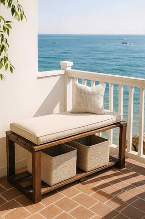 DizyWood Masif Ahşap Bank Bench – Dekoratif Oturma Bankı