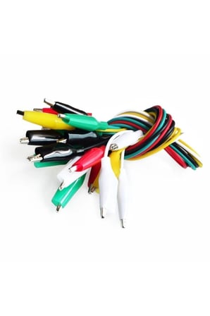 Krokodil Kablo 10lu Set - Arduino