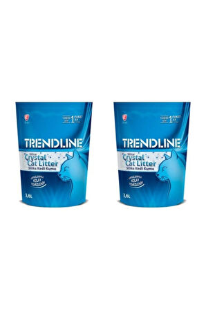 Trendline Tozsuz Silika Kedi Kumu 3.6 Lt x 2 Adet