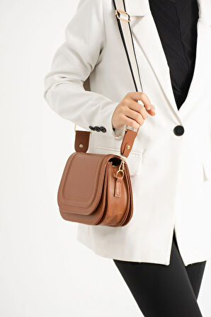 Kadin 5 Bölmeli Astarlı Kapaklı çıt çıt Kapama El Kol Ve Omuz Çantası