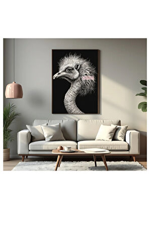 Çerçevesiz Poster Devekuşu