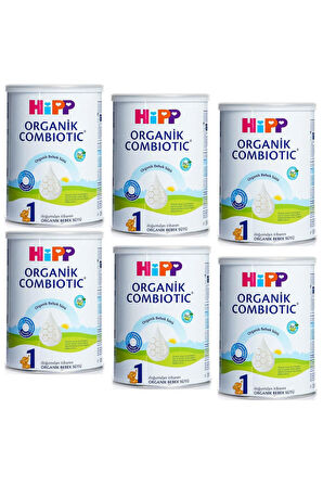 Hipp 1 Organik Combiotic Bebek Sütü 350 gr 6 Adet
