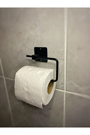 Wc Kagıtlık Siyah Mat Boya Yapışkanlı