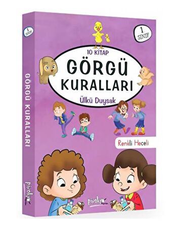 1. Sınıf Görgü Kuralları Seti 10 Kitap