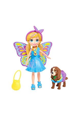Gdm15 Polly Pocket Ve Hayvan Dostu Kostüm Giyiyor Oyun Seti / 4 Yaş