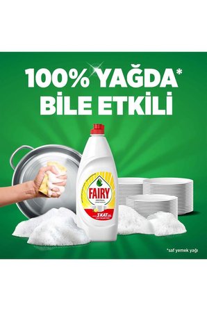 Fairy 650 ml Sıvı Deterjan Limon Kokulu
