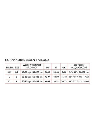 Kadın Siyah Pop Up Popo Kaldıran Korseli Külotlu Çorap
