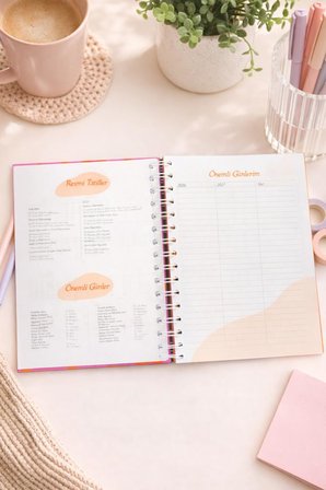 Lizy 2026-2027 Akademik Ajanda - A5 Spiralli Planner Tasarım-5