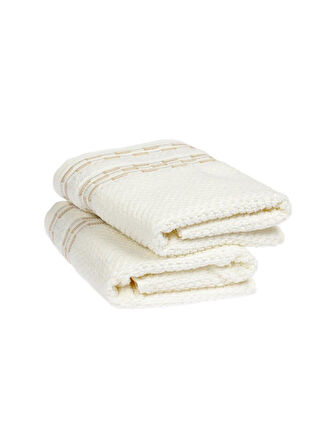 2 Li Özdilek %100 Pamuk Bronie El Yüz Havlusu 50 x 90