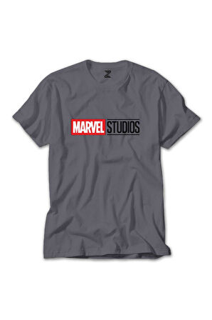 Marvel Studios Logo 2 Renkli Tişört Gri Renkli 2XL Beden